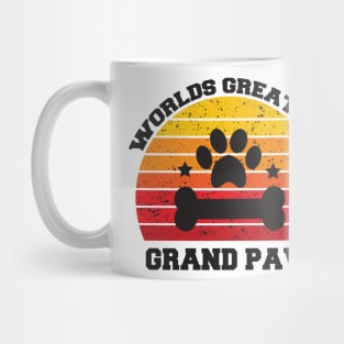 Grandpaw Worlds Greatest Grand Paw Funny Dogs Tee Mug